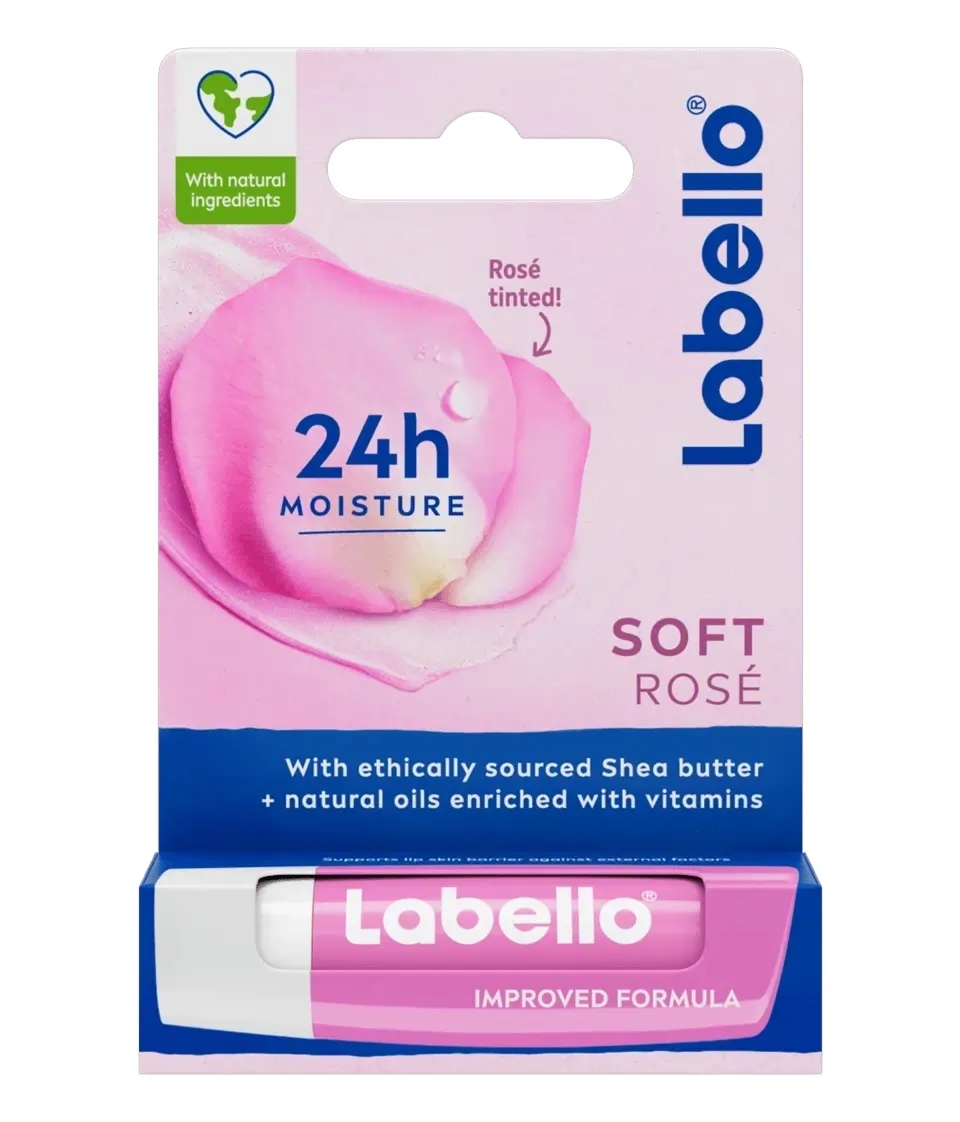 Nivea Soft Rose Lip Balm 24h 4.8g