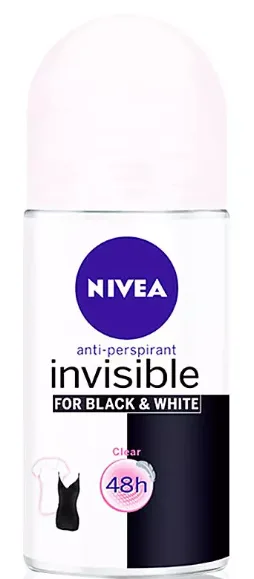 Nivea Black & White Invisible Deodorant Roll-on 50