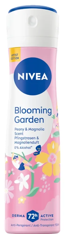 Nivea Blooming Garden Anti-Perspirant Deodorant Spray, 150 ml