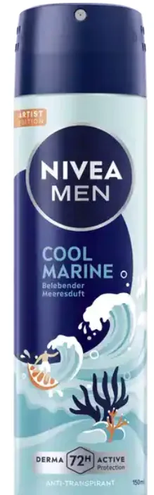 Nivea Men Antiperspirant Spray Cool Marine 150ml