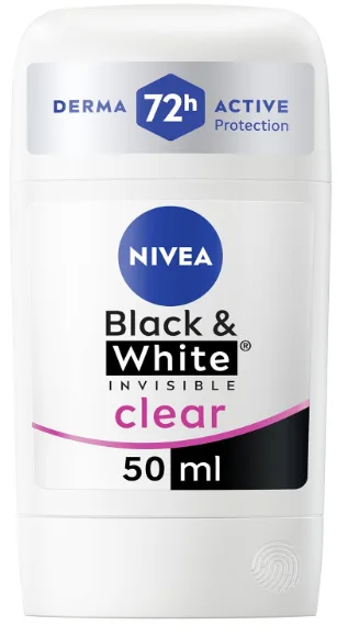 Nivea Black & With Invisible Deodorant Stick 50 ml