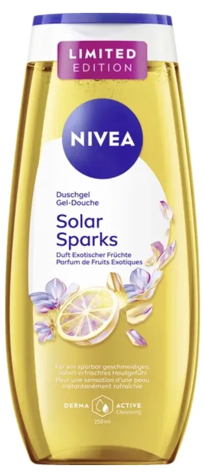 Nivea Solar Sparks Shower Gel With Exotic Fruit Scent 250ml