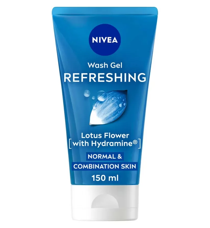 Nivea Refreshing Face Wash Gel with Lotus Flower (150ml)