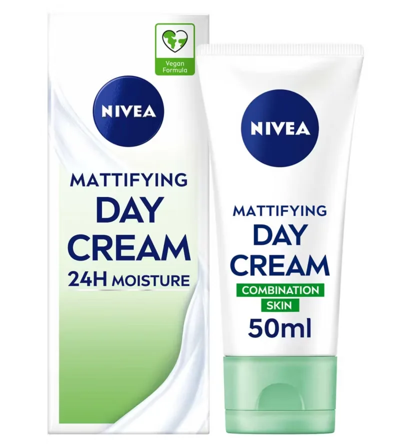 Nivea 24h Moisture Mattifying Day Cream with Aloe Vera For Combination Skin 50ml