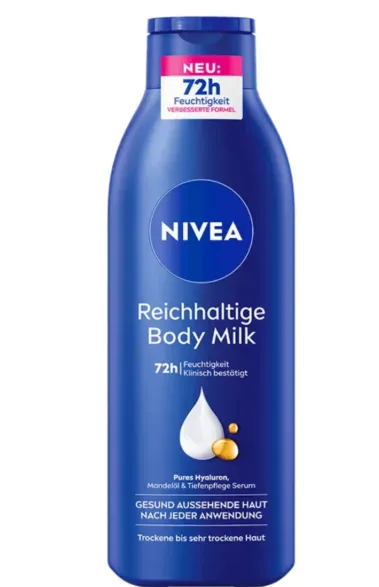 Nivea Rich Body Milk Lotion, 400 ml