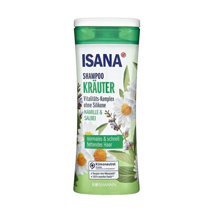 Isana Krauter Shampoo Chamomile & Sage (300ml)