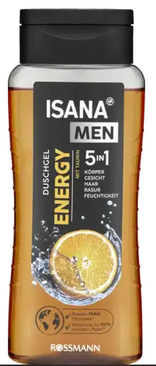 Isana Men Energy 5in1 Shower Gel (300ml)