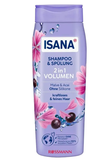Isana 2in1 Volume Shampoo & Conditioner (300ml)