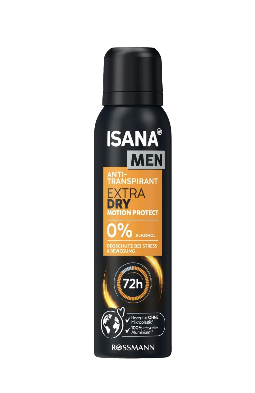 ISANA MEN  Anti-Perspirant Extra Dry Motion Protect 150ml