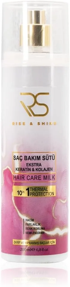 Rise & Shine and Keratin Collagen Hair Care Milk 200 ml
