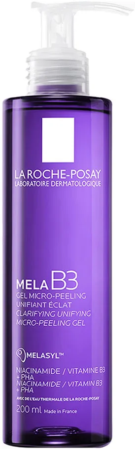La roche-posay mela B3 gel facial cleanser to even out skin tone 200 ml