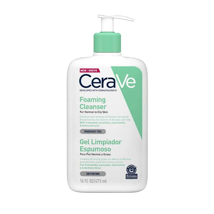 Cerave cleansers purifying foam gel for normal to oily skin 473ml
