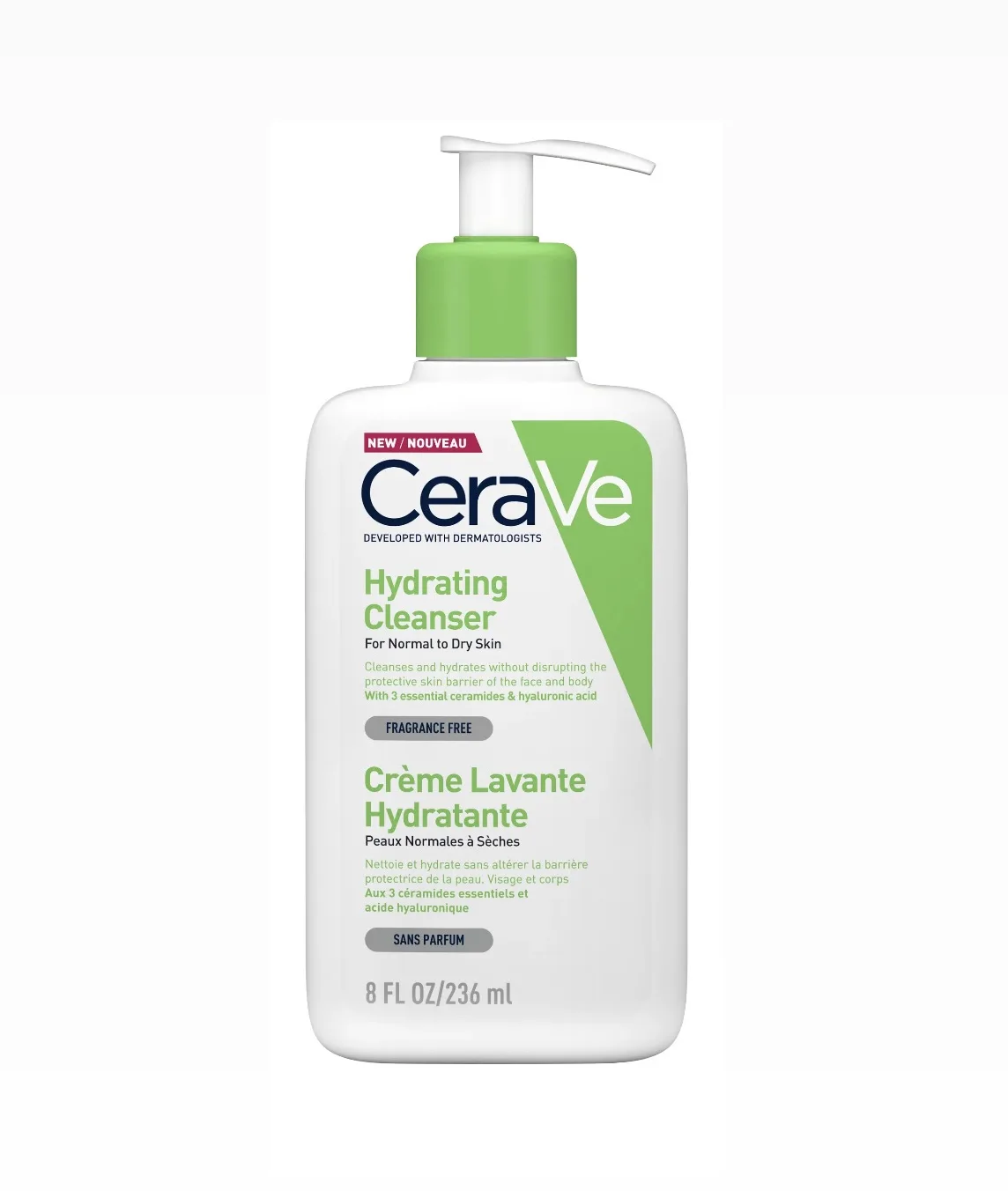 Cerave hydrating cleanser cleansing emulsion with moisturising effect 236ml