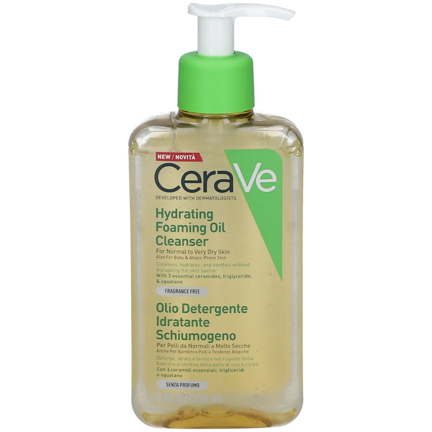 Cerave cleansers cleansing oil with moisturising effect 236ml