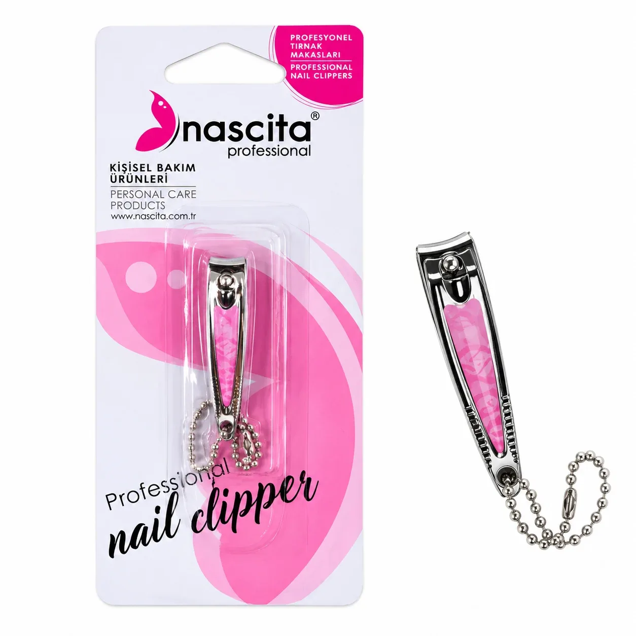 Nascita Professional Nail Clipper Small Size Pink Color