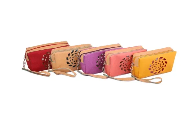 Nascita Make-Up Bag with Zipper (Available in 5 Colors, 19*10*6 CM)