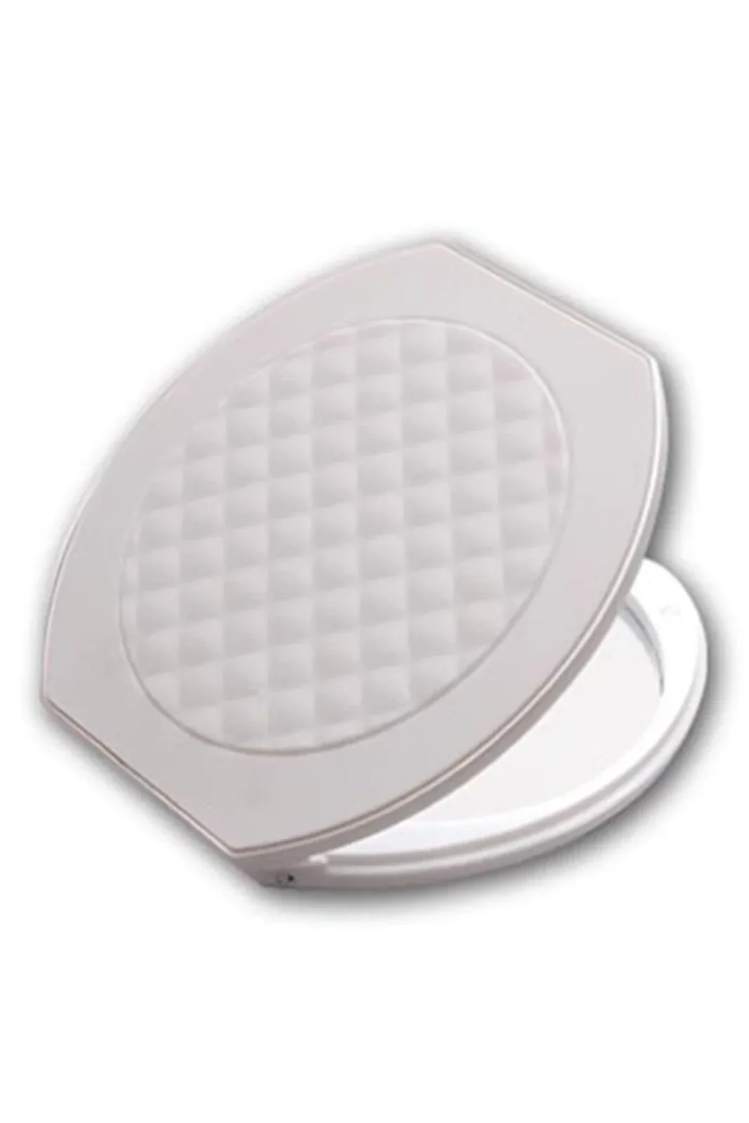 Nascita Bag Mirror, Round, White