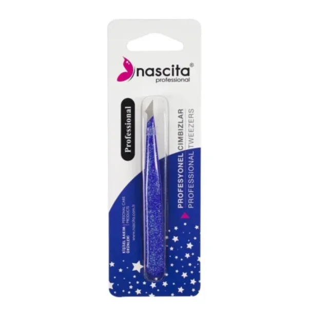 Nascita Tweezer Stant Tip Blue Glossy Color