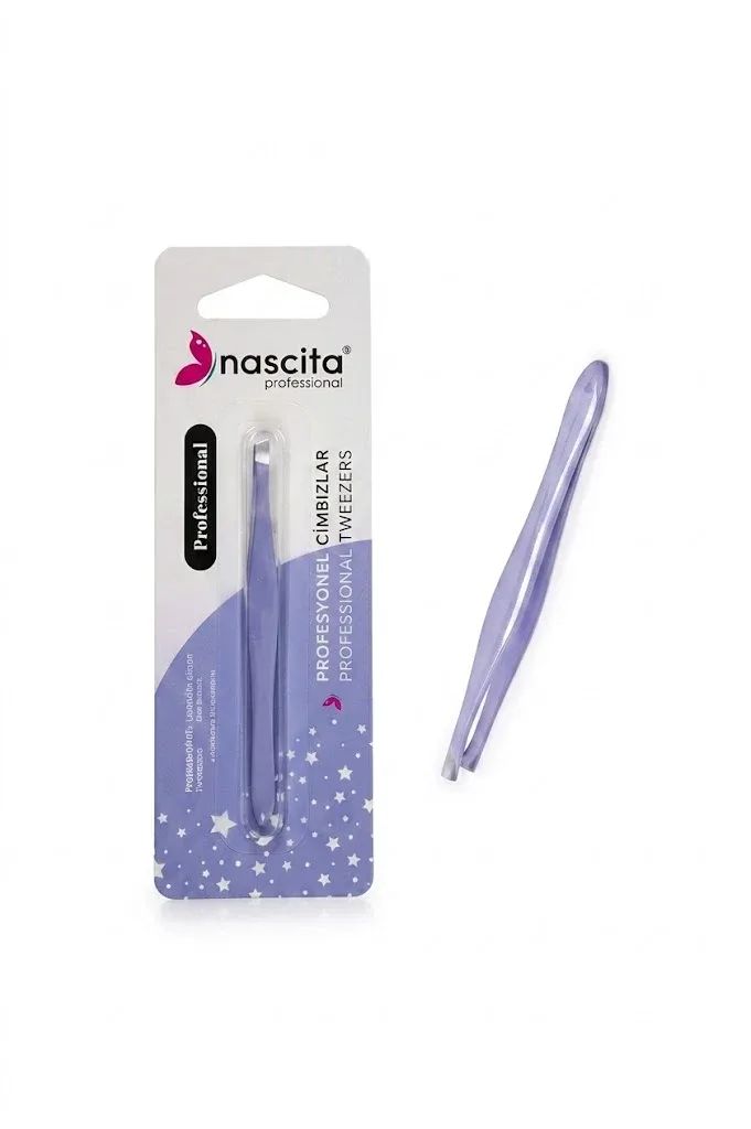 Nascita Tweezer Stant Tip Glossy Light Purple Color