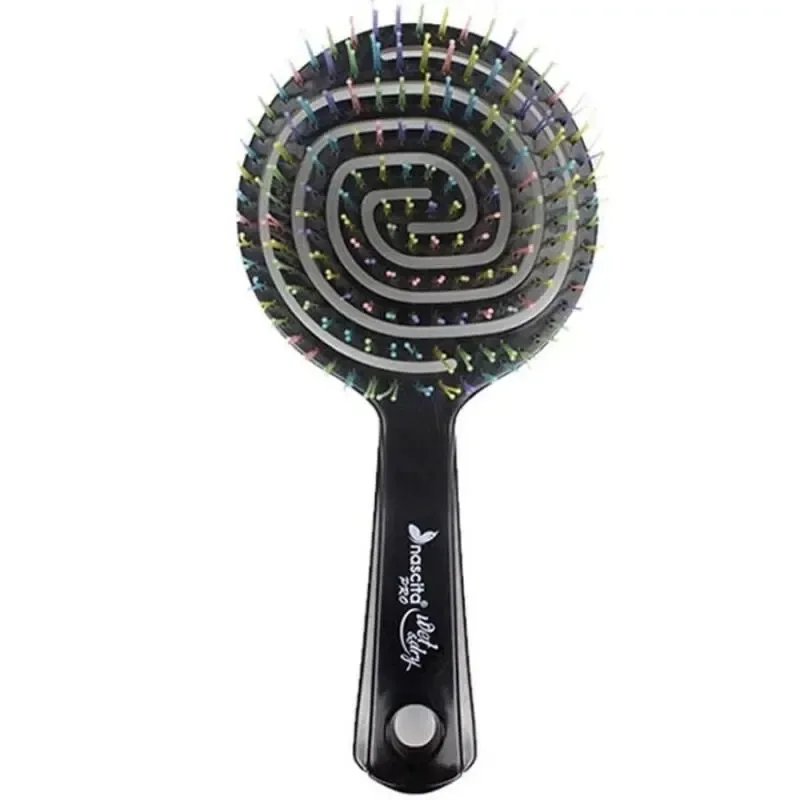 Nascita 3D Flexi Hair Brush (Available in 2 Colors: White, Black; 18 CM)