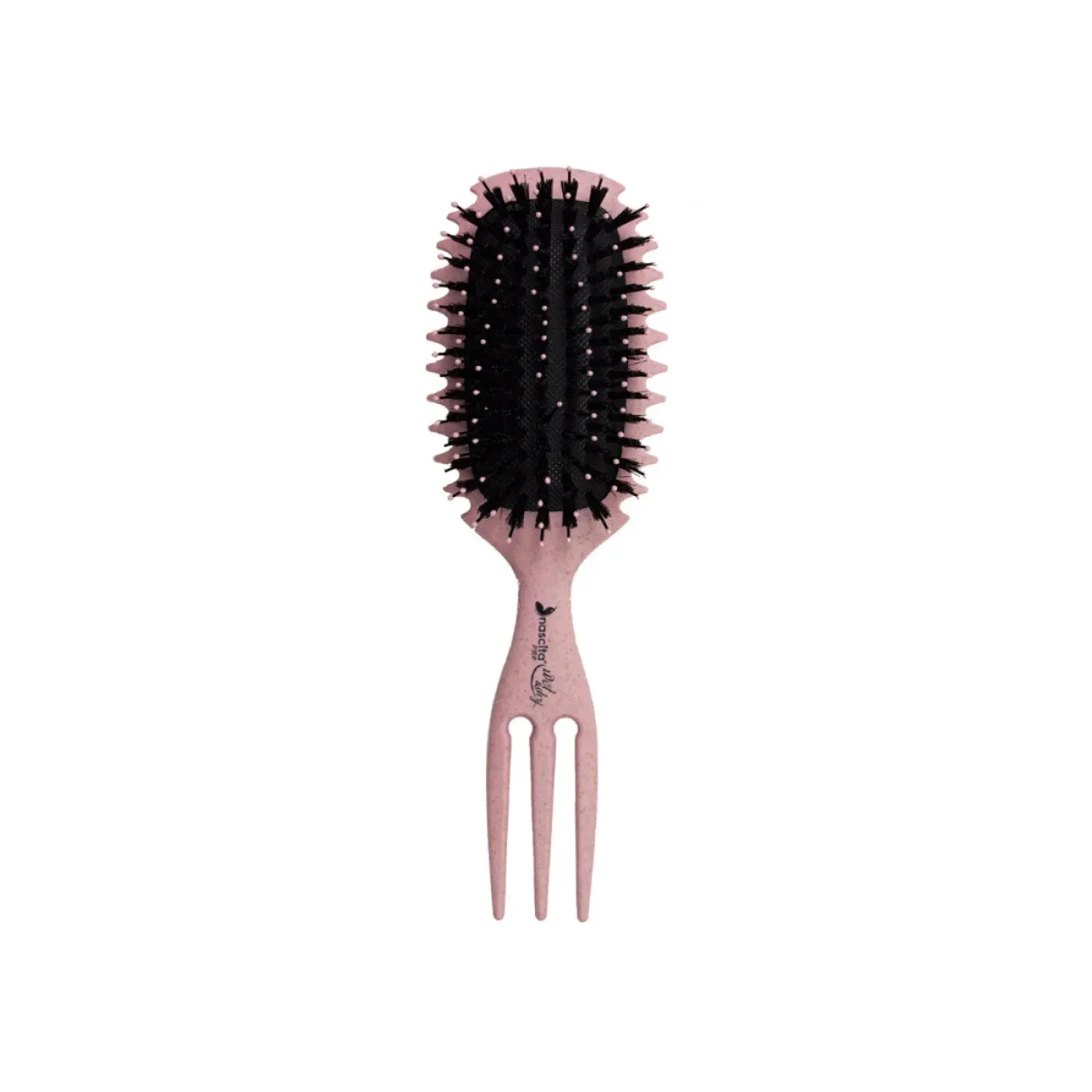 Nascita Magical Curls Hair Brush (Rectangle, Pink; Package - NASFPRO00057