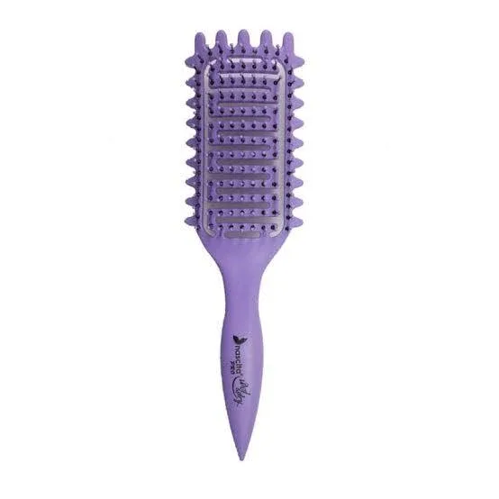 Nascita Magical Curls Hair Brush, Flexi Rectangle, Purple