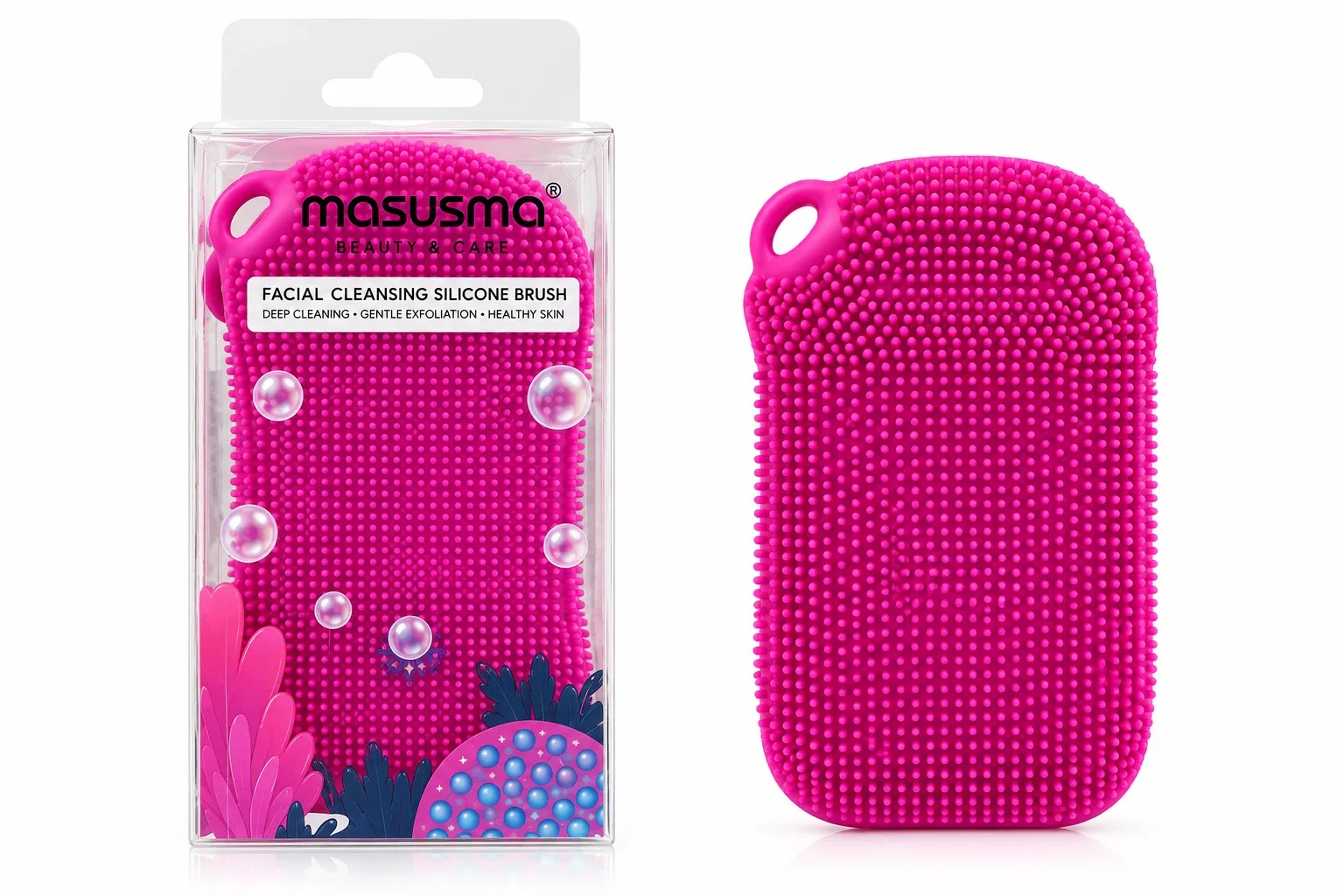 Nascita Silicone Body Cleasing Brush (Available in 2 Colors: Pink, Green)