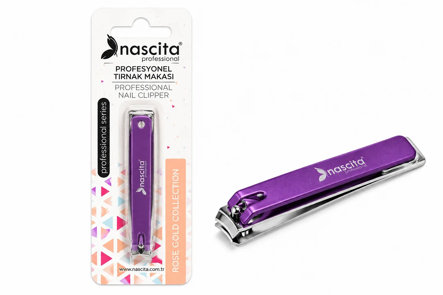 Nascita Nail Clipper, Big Size Purple Color
