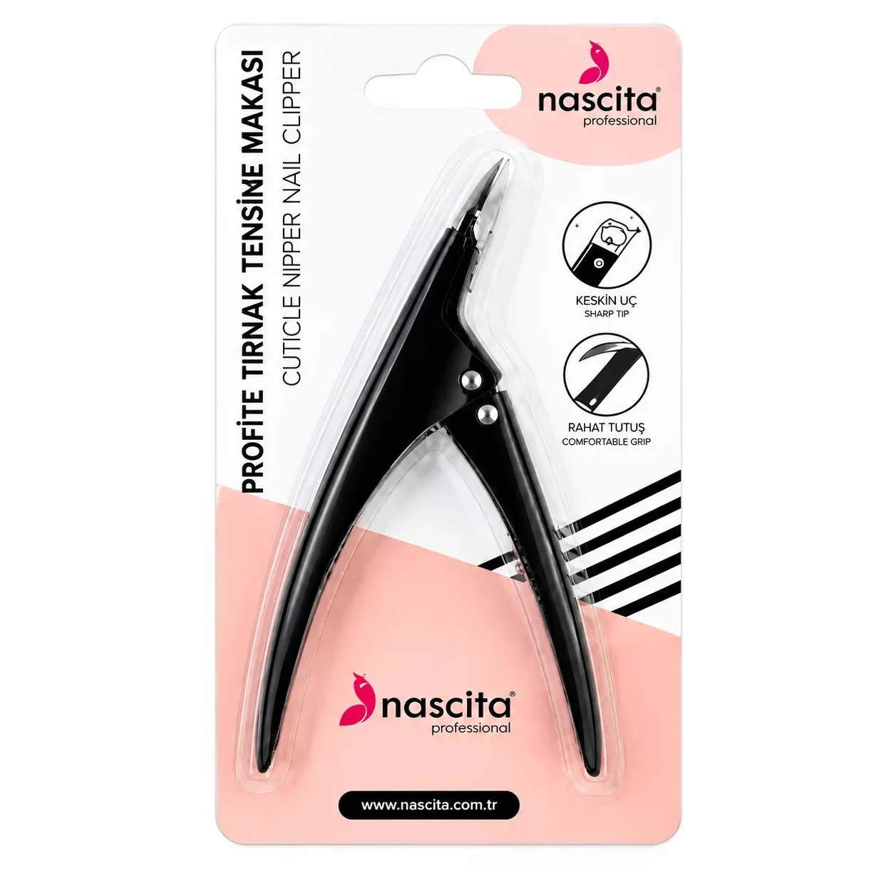 Nascita Scissors for Artificial Nails Black Color