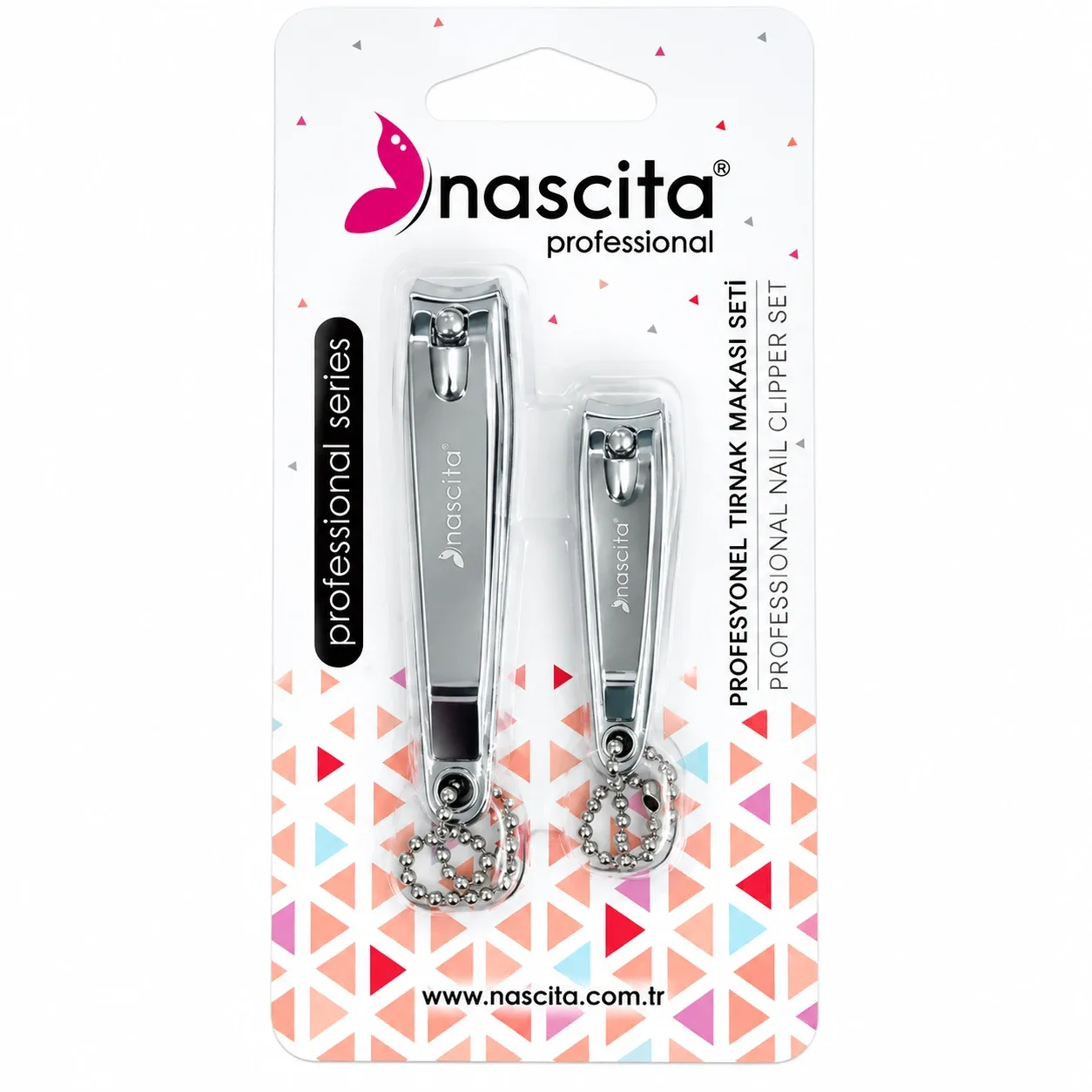 Nascita Nail Scissor Set, Big + Middle Size  (2 PCS)