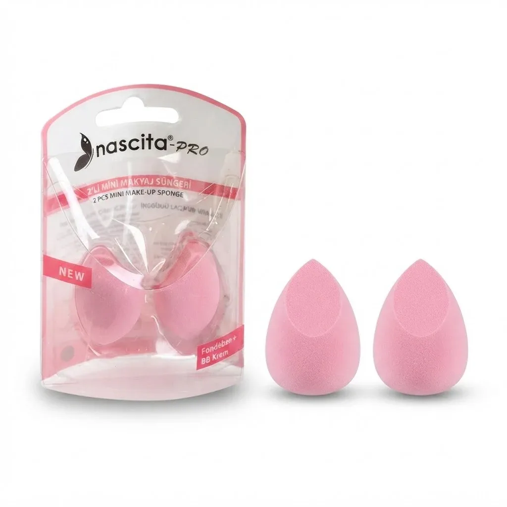 Nascita Make-Up Sponge Set, Egg, Non-Latex (2 PCS)