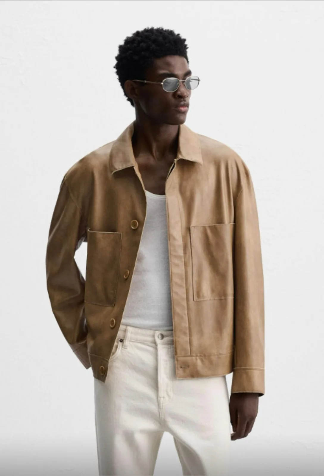 Size:Small-Men’s leather jackets