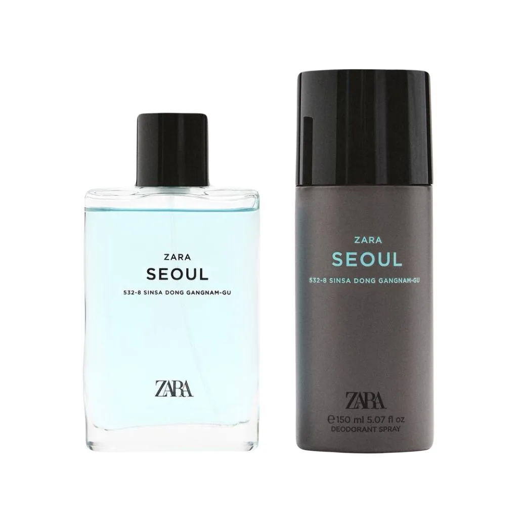 Zara Seoul EDT 90ml+ Deodorant Spray EDC 150ml