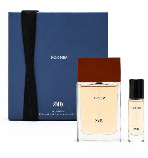 Zara For Him 100ml + 12ml Set Perfume Man Eau de Toilette EDT