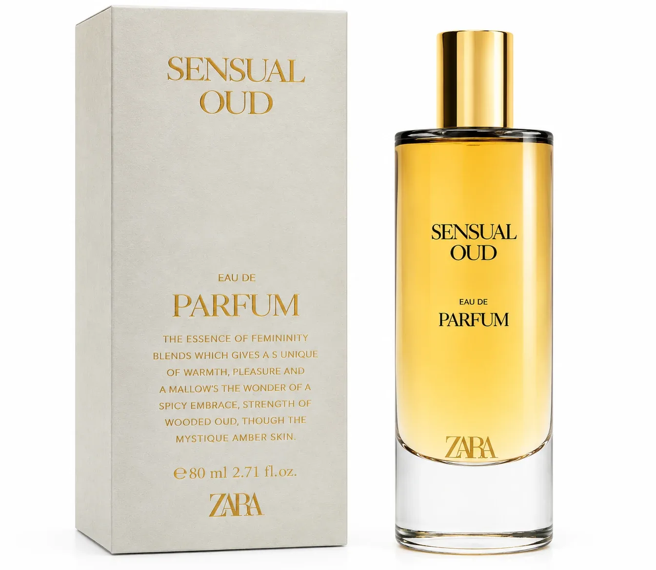 Zara Sensual Oud EDP 80ml