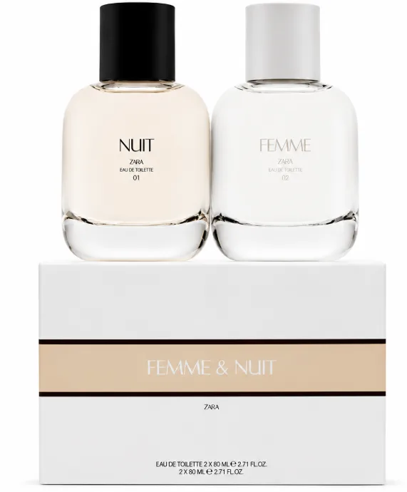 Zara Femme edt + Nuit edp 2 x 90ml