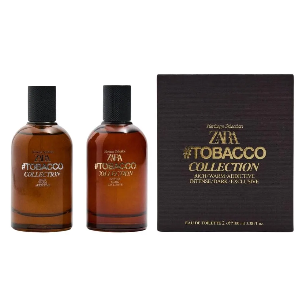 Zara Men's Tobacco Collection Rich/Warm/Addictive/Intense/Dark/Exclusive 2X Edt 2*100ml