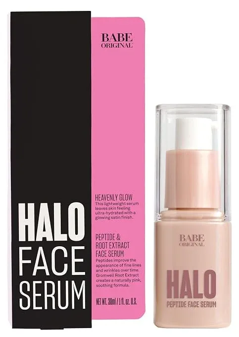 Babe Original Halo Peptide Face Serum Heavenly Glow for Hydrated Plump Skin 30ml