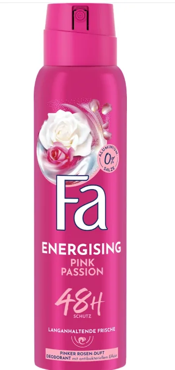 fa Deodorant spray Energizing Pink Passion, 150 ml