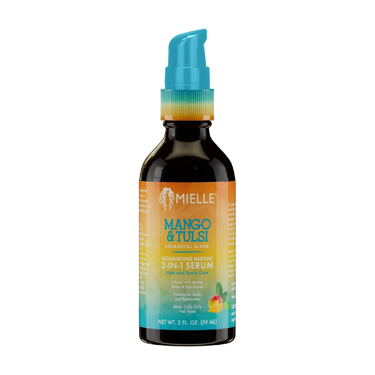 Mielle Organics Mango & Tulsi Nourishing Instant 3-in-1 Serum, 2 OZ