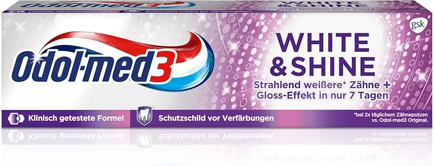 Odol med 3 White & Shine toothpaste, 75 ml