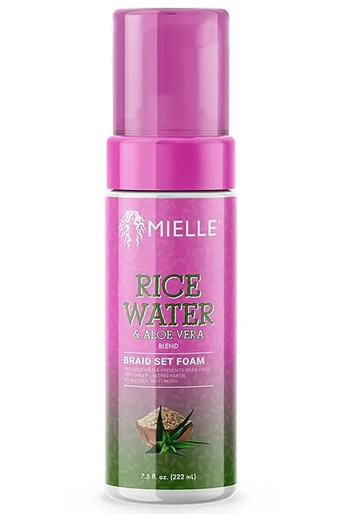 Mielle Organics Rice Water Braid Set Foam, 7.5 OZ