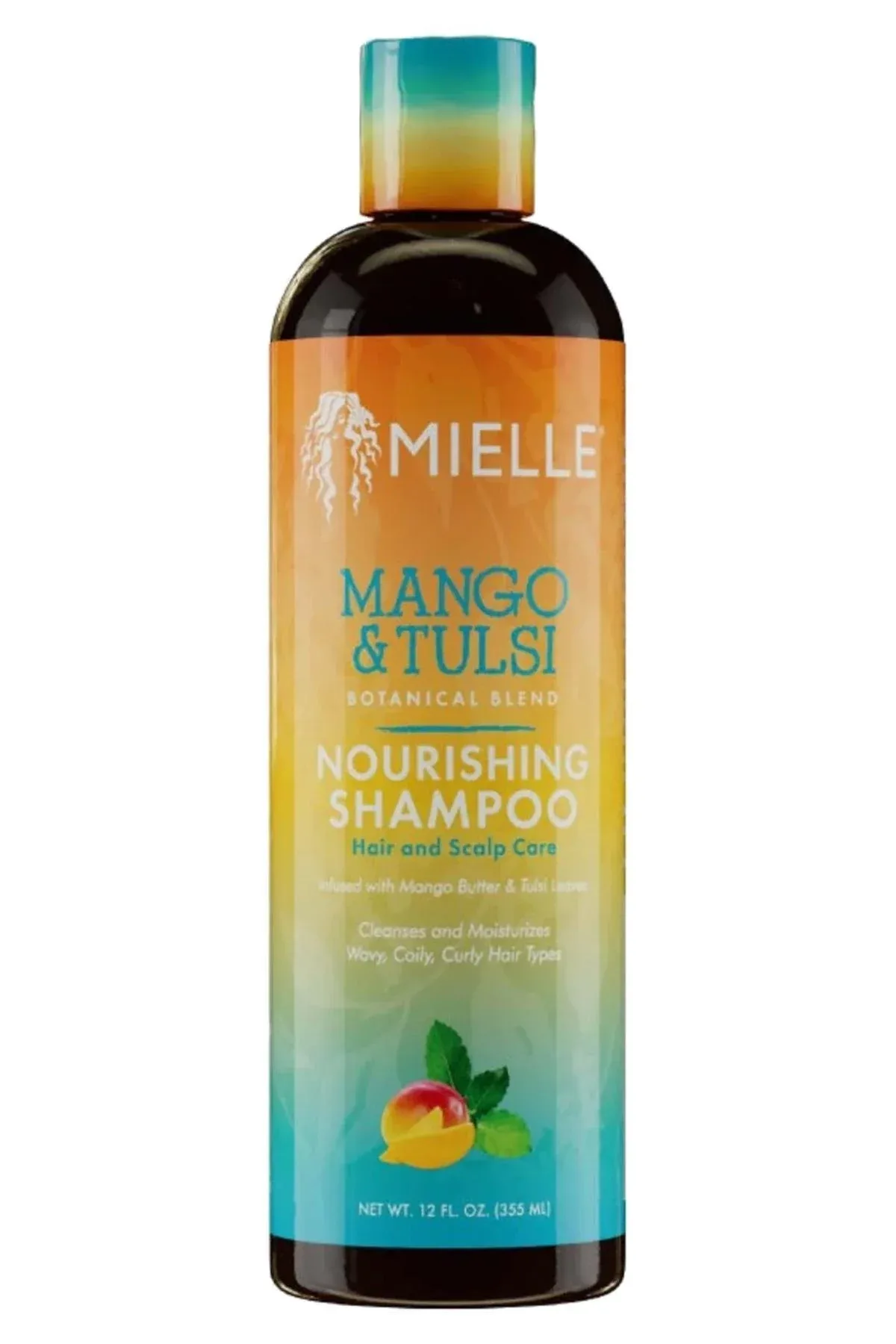 Mielle Organics Mango & Tulsi Nourishing Shampoo. 12 OZ