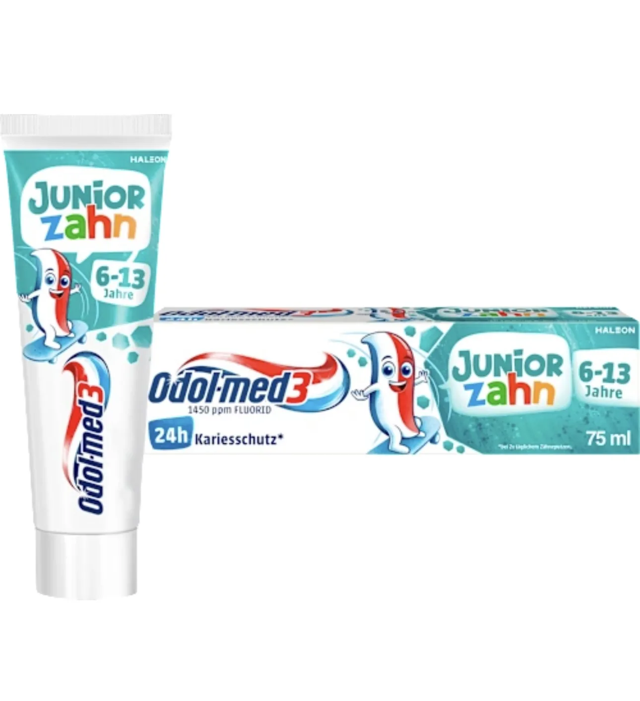 Odol med 3 Toothpaste Juniorzahn 6-13 years, 75 ml