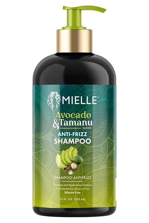 Mielle Organics Avocado & Tamanu Anti-Frizz Shampoo - 12 Fl Oz